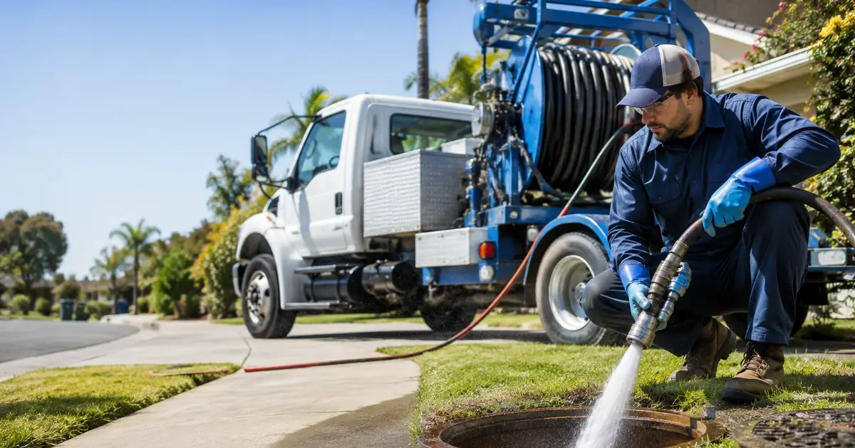 Hydro jet sewer cleaning San Anselmo